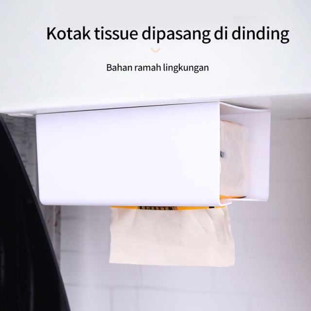 Kotak Tissue Gantung Tempat Penyimpanan Tisu Gantung Dinding Kotak Tisu Tempel Dinding