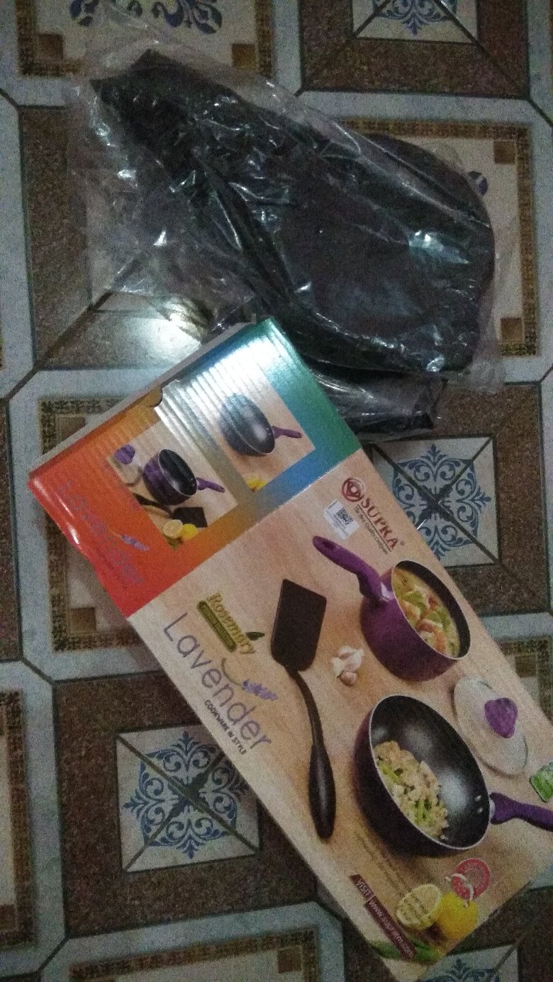 Panci Set / Panci Set Aluminium / Supra Lavender Cookware Set 4pc Rosemary | Panci Set Supra - Merah