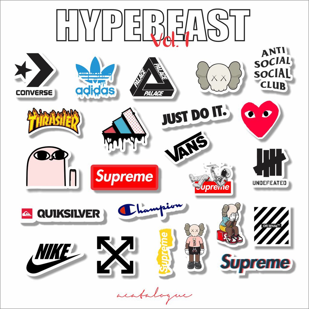 

STICKER CASE HANDPHONE LAPTOP TUMBLR BUJO AESTHETIC SKATEBOARD HYPPEBEASTBRAND || HYPEBEAST VOL.1