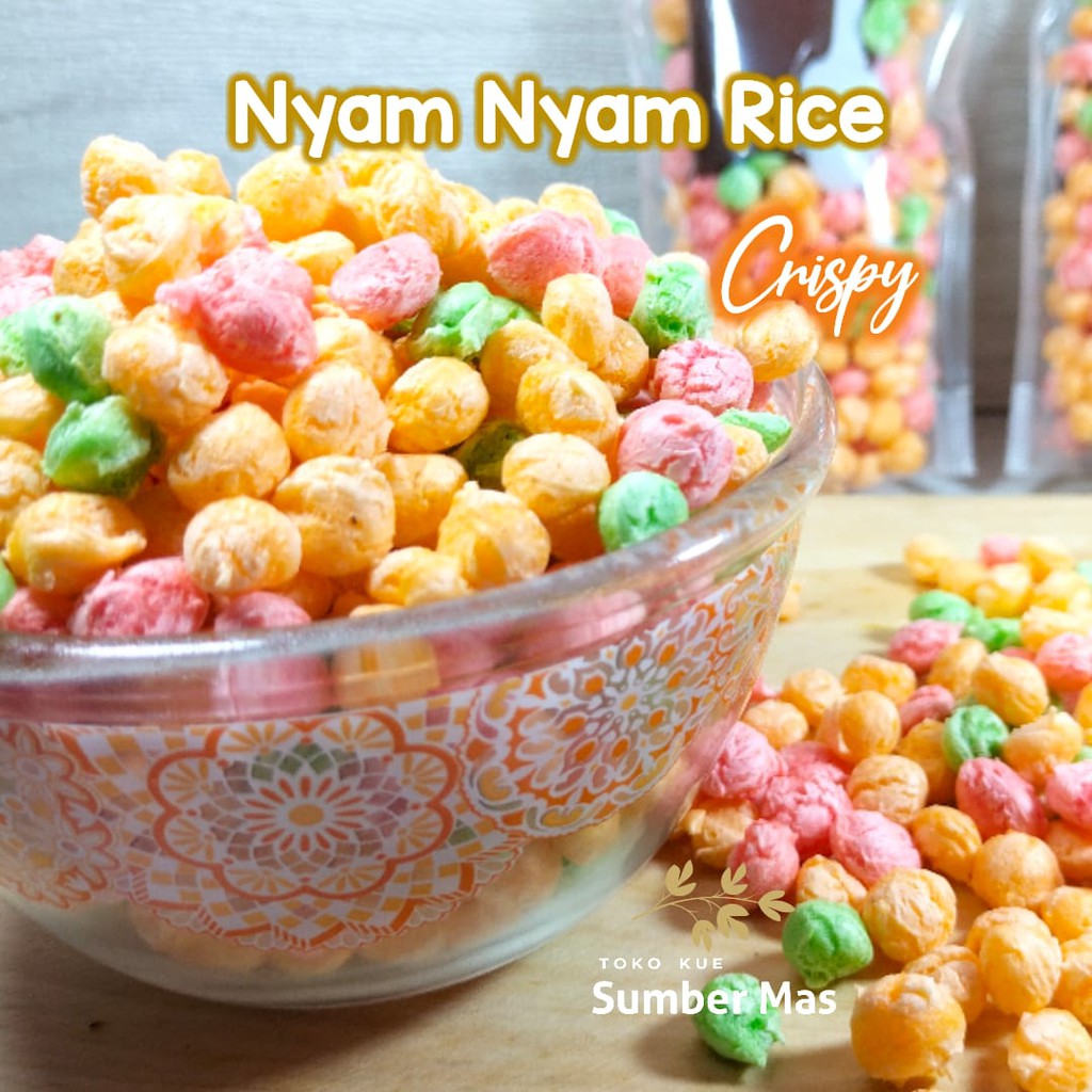 NYAM NYAM RICE CRISPY PAKET COKLAT