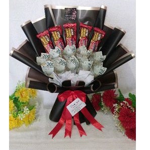 

buket beng-beng + uang 20rb