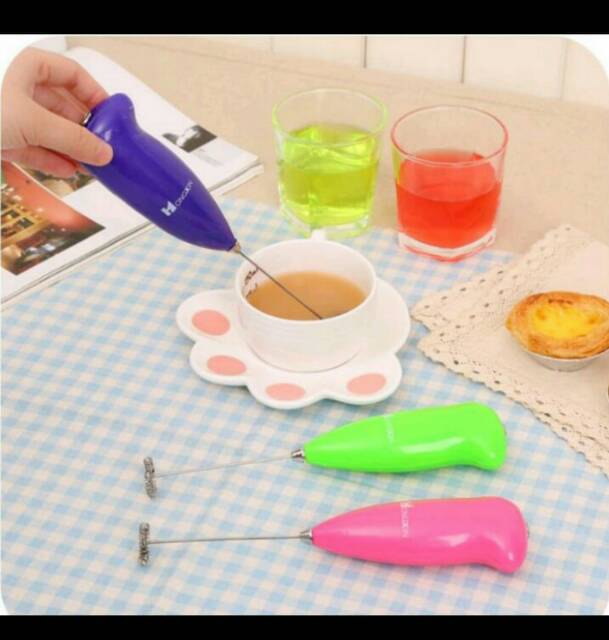 Mini Hand Mixer Portable - Pengocok Telur Teh Kopi - Mixer Mini