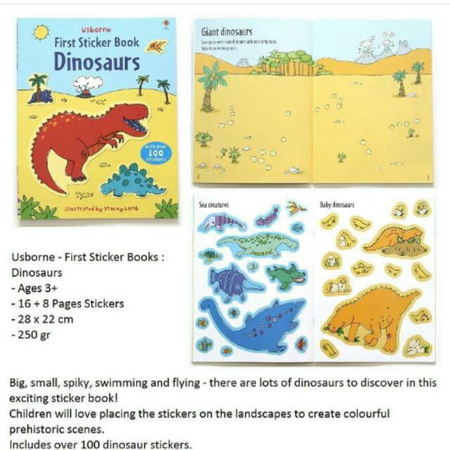 Dinosaurs First Sticker Book