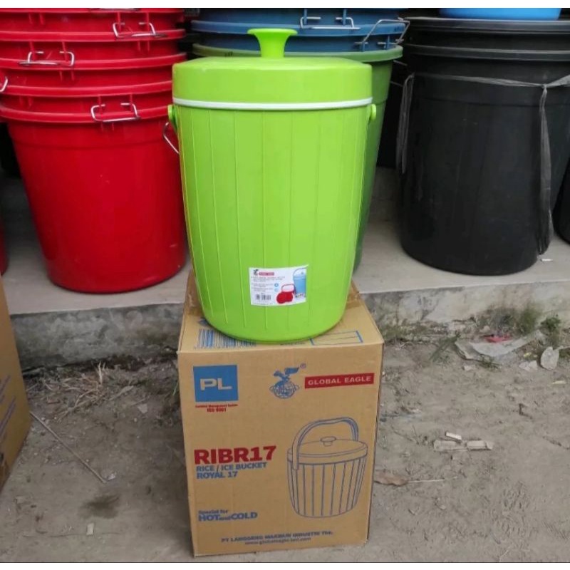 Rice Bucket / Ice Bucket / Termos Nasi / Termos Es Global Eagle free centong