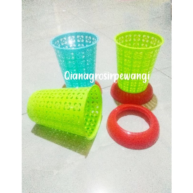 TEMPAT SENDOK BULAT PLASTIK/TEMPAT SENDOK GARPU/RAK SENDOK