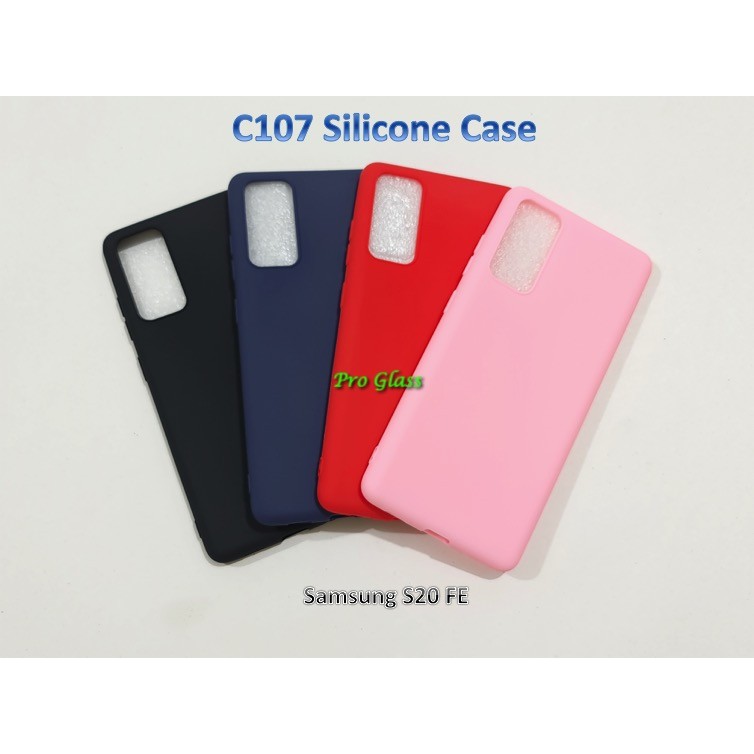 C107 Samsung S20 FE Colourful Ultrathin Silicone Matte Case