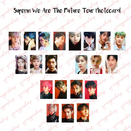 [READY / SET] 2020 WE ARE THE FUTURE LIVE CONCERT SUPM PHOTOCARD FAN MADE UNOFFICIAL YANGPASHOP KAI 