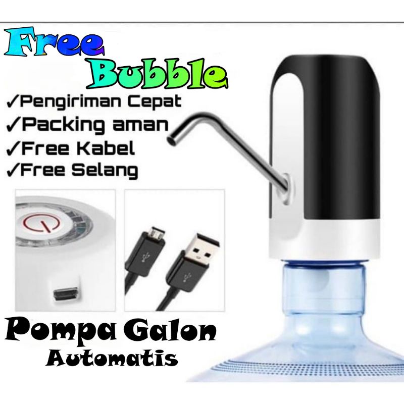 Pompa Galon/Pompa Galon USB Recharge/Pompa Aqua Galon Portable