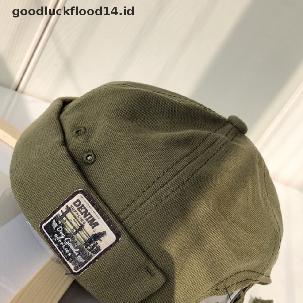 [OOID] Fold Skullcap Retro Men Sailor Cap Women Warm Roll Cuff Bucket Cap Brimless Hat ID