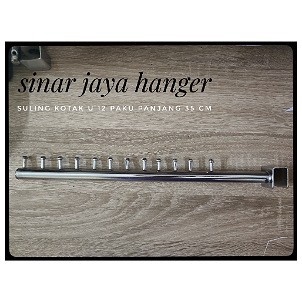 hanger Suling kotak lurus 12 paku