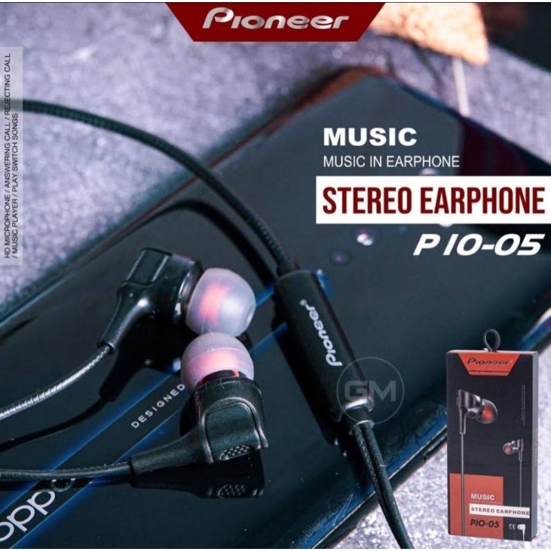 (PIONER.05) HEADSET POWERFULL BASS STEREO EARPHONE PREMIUM QUALITY EXTRA BASS