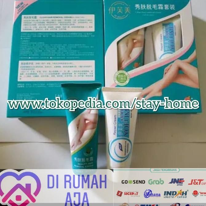 Cream Perontok Bulu Asli Permanen - Yofume Bulu Cream