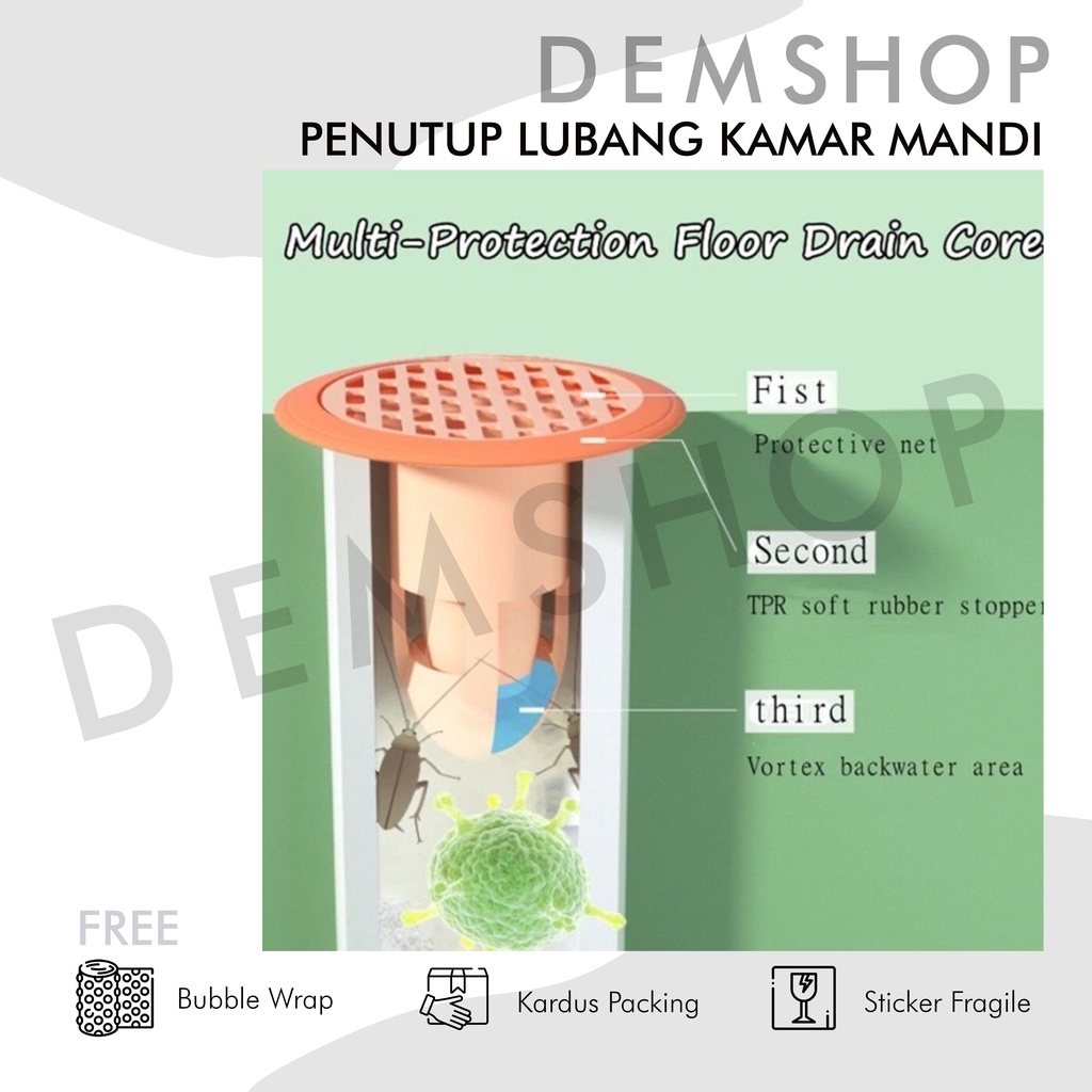 Penutup Lubang Kamar Mandi Anti Kecoa/Saringan Air Kamar Mandi