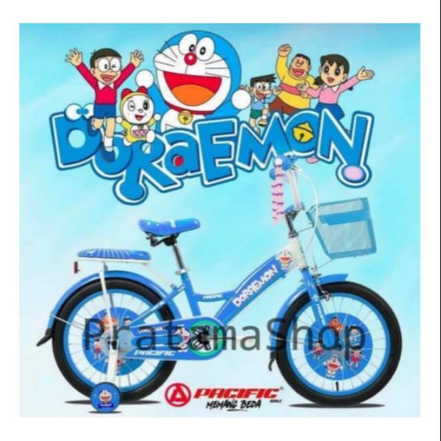  Sepeda  Anak  Perempuan  Ctb Mini 18 Pacific Doraemon 