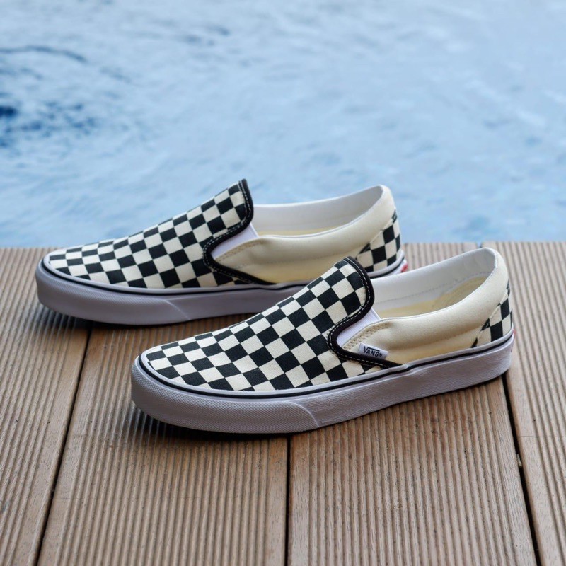 [SALE] VANS SLIP-ON CHECKERBOARD CLASSIC ORIGINAL 100% ( Global Release )