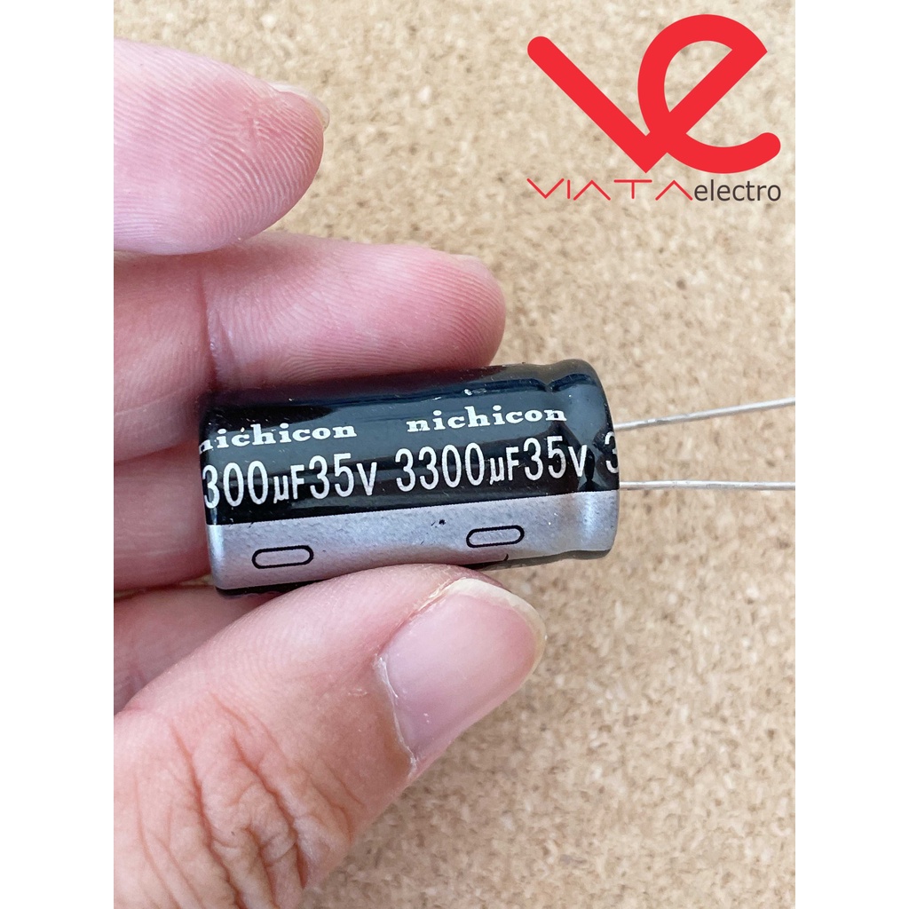 KAPASITOR ELCO 3300UF 35V (1 BUAH) KAPASITOR CAPACITOR ELKO KAPASITOR 3300 UF 35 V