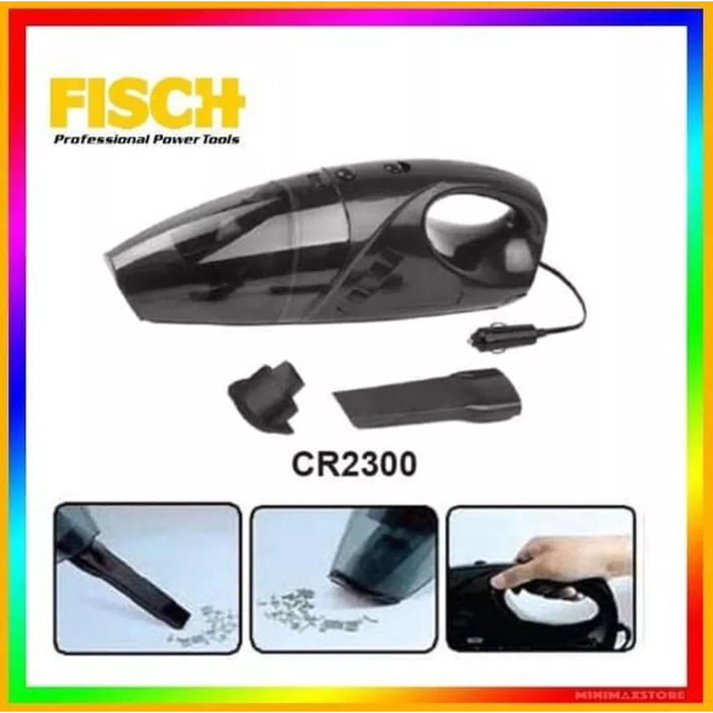 BIG SALE !!! CR2300 Vacum Mobil Car Plug Fisch CR 2300 Vacuum Cleaner Portable -