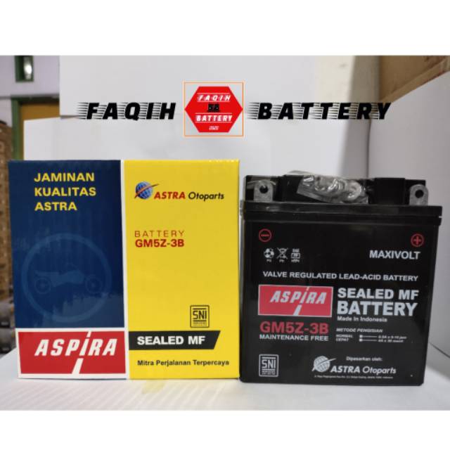 Aki Motor Suzuki Shogun-Smash Aspira GM5Z-3B Aki Kering