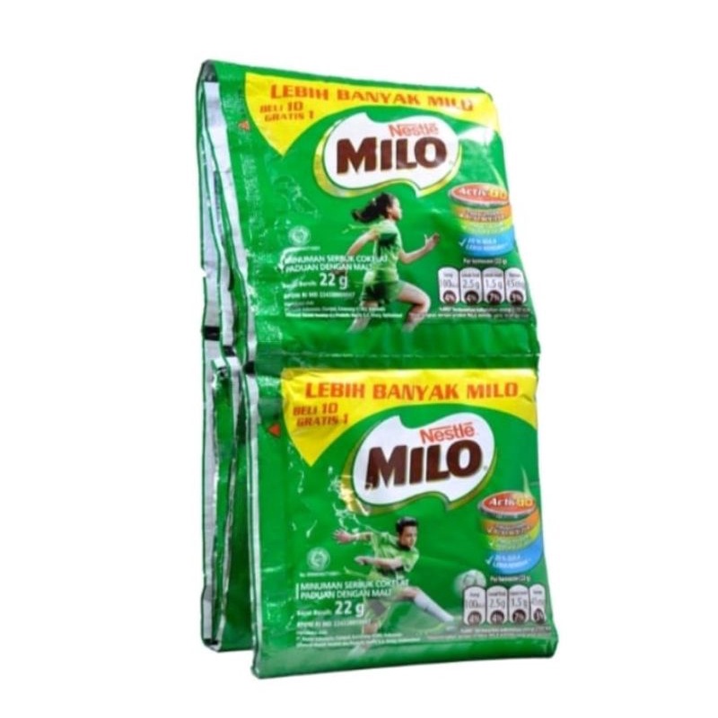 

susu Milo sachet coklat isi 11pcs 22gram TERMURAH