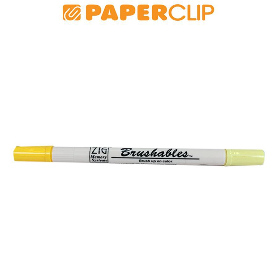 

PEN BRUSH ZIG KURETAKE MS-7700 BRUSHABLES 050 PURE YELLOW