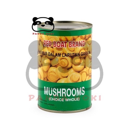 

Red Boat Mushroom Choice Whole 425gr - Jamur Air Garam Kalengan