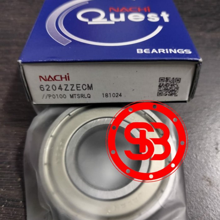 Bearing 6204 ZZ NACHI / 6204ZZ C3 NACHI JAPAN ORIGINAL