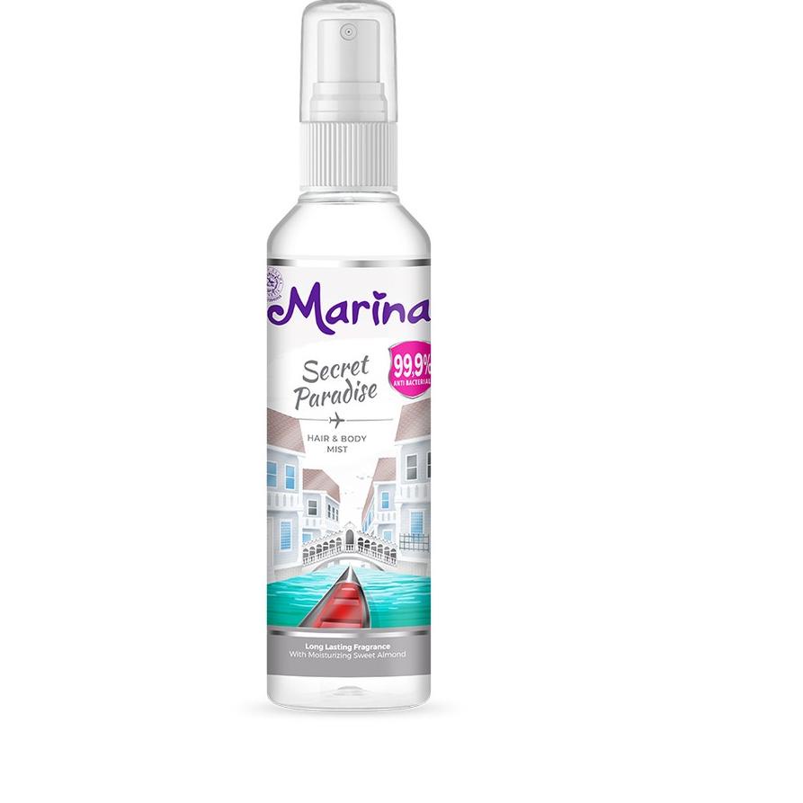 ➾ Marina Hair & Body Mist Cologne Secret Paradise [100 ml / 3 pcs] ➧