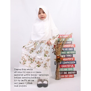 SIMONA KIDS GAMIS ANAK  PEREMPUAN  BAJU  MUSLIM  ANAK  CEWEK 