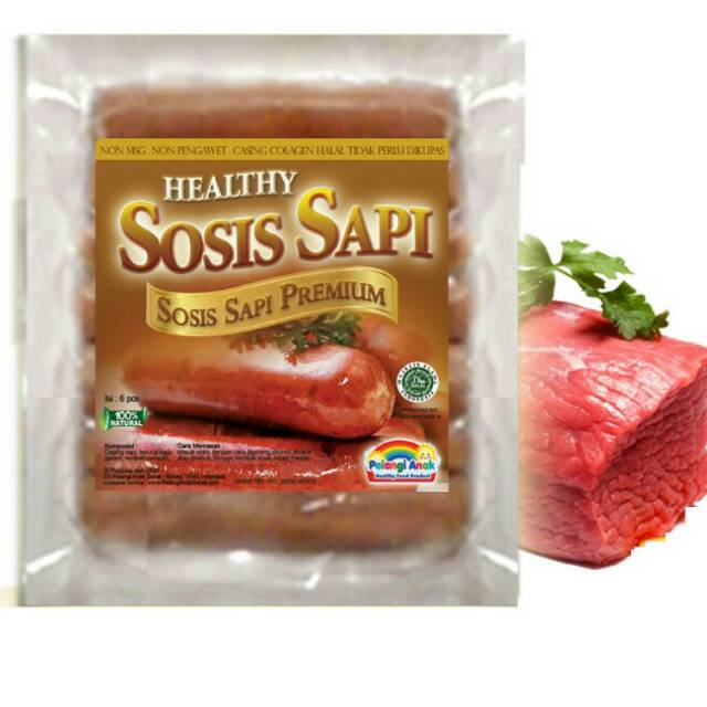 

Healthy Premium Sosis Sapi 'Pelangi Anak'