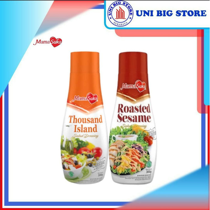 Mamasuka Cheesy Mayonnaise / HONEY MUSTARD / MAYONAISE THOUSAND ISLAND - 300 ml, THOUSAND ISLAND