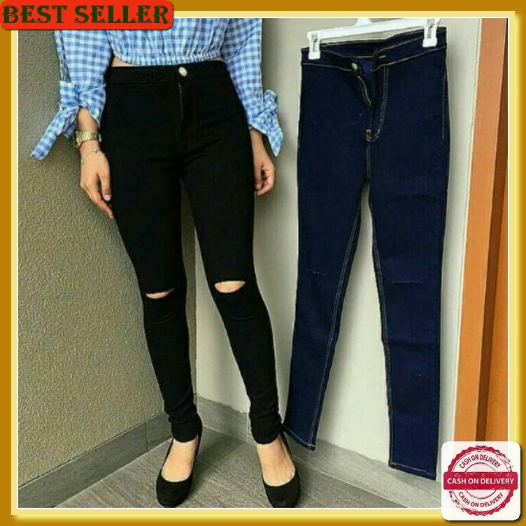 Celana Jeans Wanita Kulot Syakira Snow Black Acid (Art. G96) LN508  / Hw / Hw