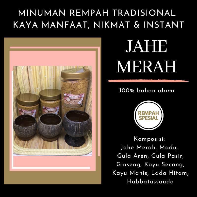 

Jahe Merah Tradisional 100% Bahan Alami 600 gr Pedasnya asli dari jahe merah