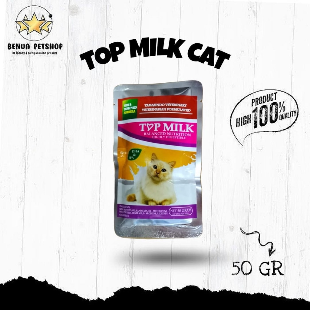 SUSU KUCING ATAU ANJING - TOP MILK ALL VARIAN 50 GR