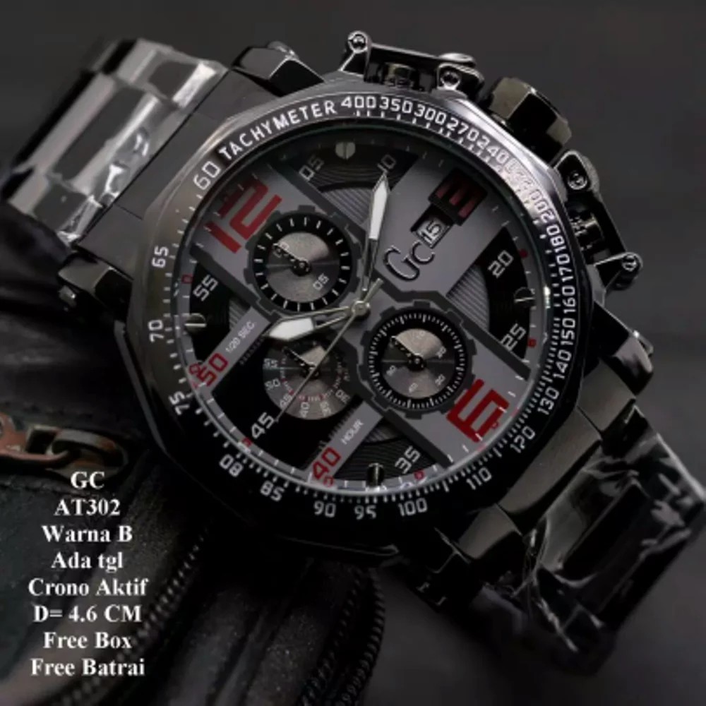 Jam Tangan Pria Gc Chrono Rantai