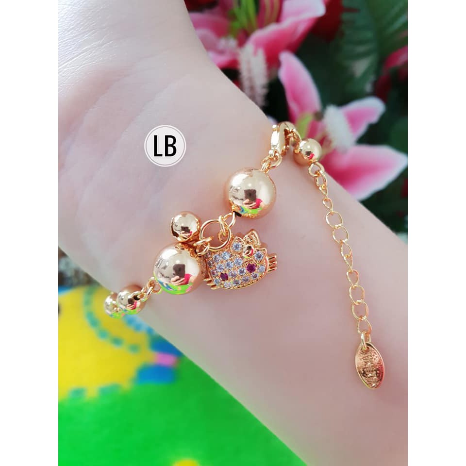 gelang hk lapis emas 22k