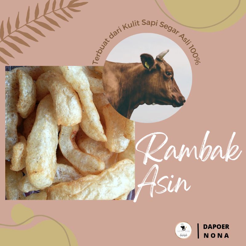 

Rambak Asin Kulit Sapi