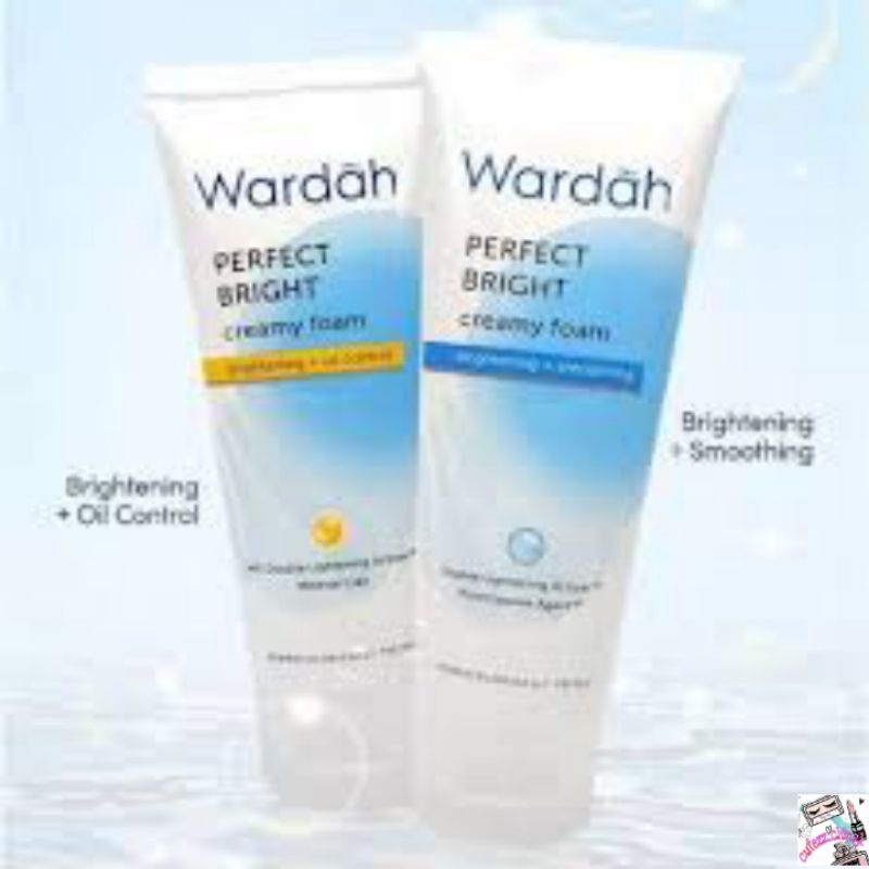 ☃Cutezz_Ching1☃&quot;New&quot;Wardah Perfect Bright Creamy Foam Brightening+Smoothing/+Oil Control 50ml