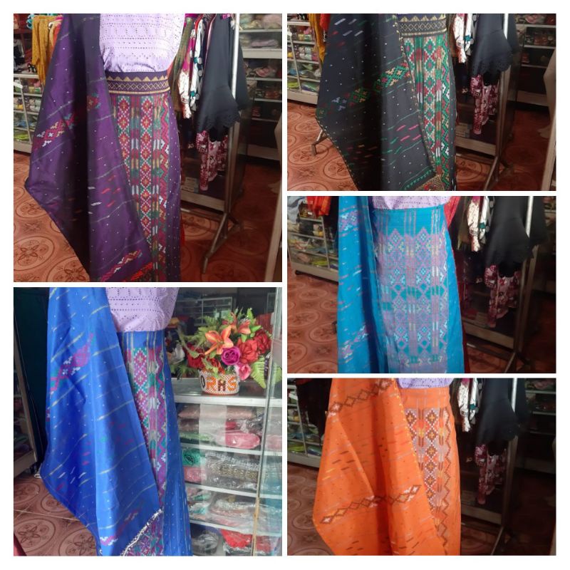 SONGKET TENUN SIPIROK WARNA BIRU