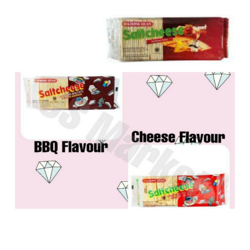 

KHONG GUAN SALTCHEESE CRACKERS BISCUITS BBQ/KEJU/SWEET SPICY 200GR