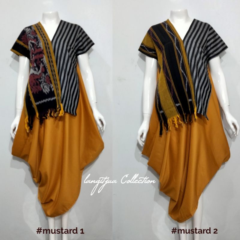 Denisa Dress Tenun Asli | Baju Tenun Etnik