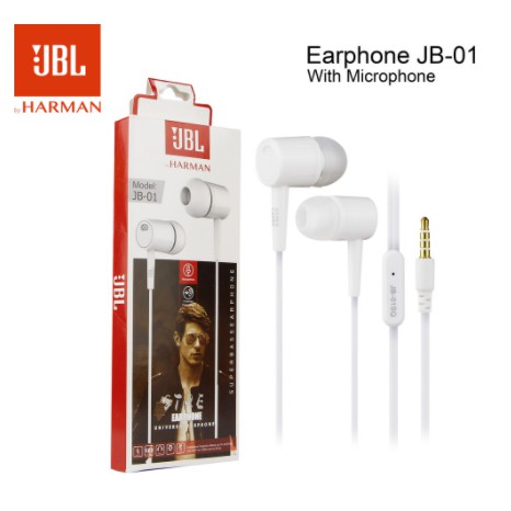 Handsfree Hf headset JBL JB-01 Stereo Supper Bass