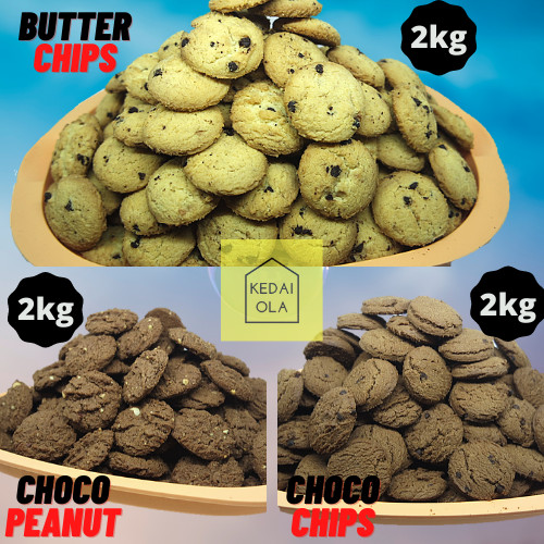 

Cookies Kiloan Kue Choco Chips 2Kg Mia Harga Pabrik Di Depok choco peanut.