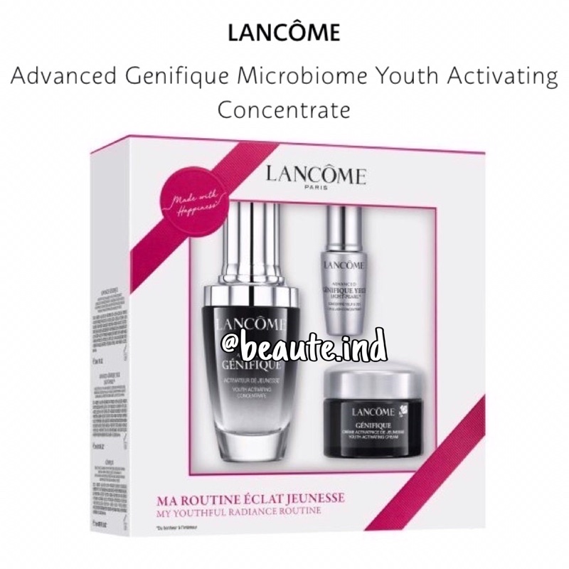 Lancome Advanced Genifique Concentrate / Advanced Genifique Youth Activating Serum with microbiome s