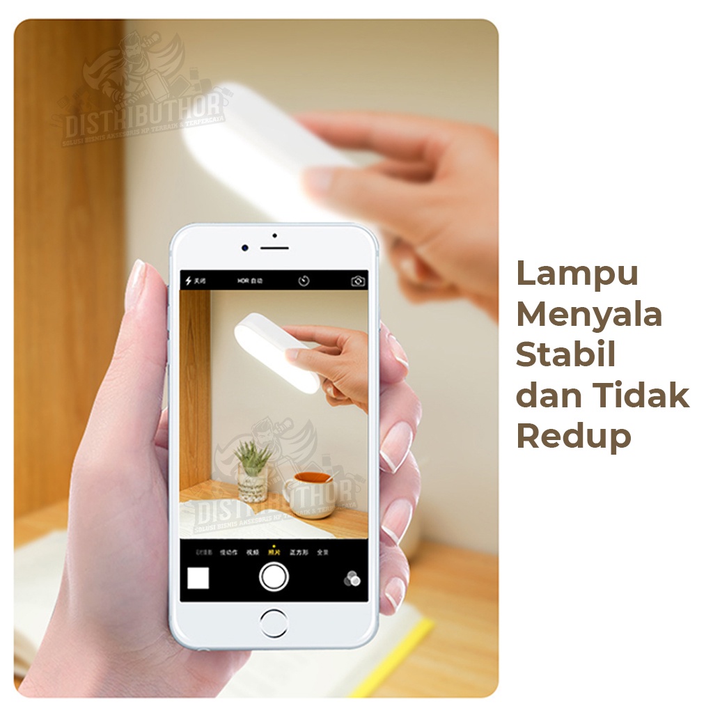 Lampu led magnet model tempel led portable cas terang 28 lid tombol sentuh  lampu tidur baca belajar lampu darurat saat listrik padam lamp emergency NBHT3