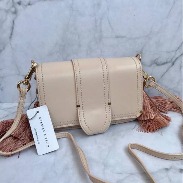 Charles & Keith Tassel Flap Bags