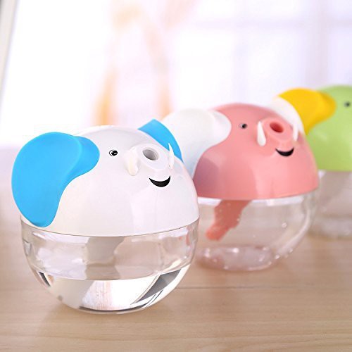 Lucky Elephant Shape Portable Mini Humidifier Night Lamp USB powered Air Humidifier