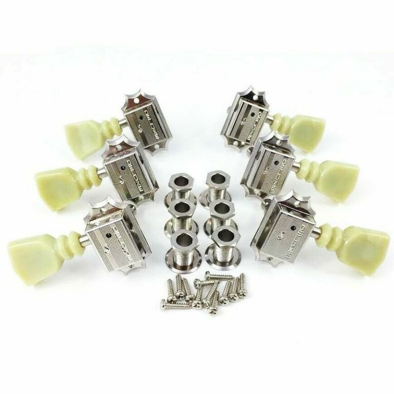 dryer gitar schaller G series keystone 3R 3L vintage chrome gitar tuning pegs model SG original germ
