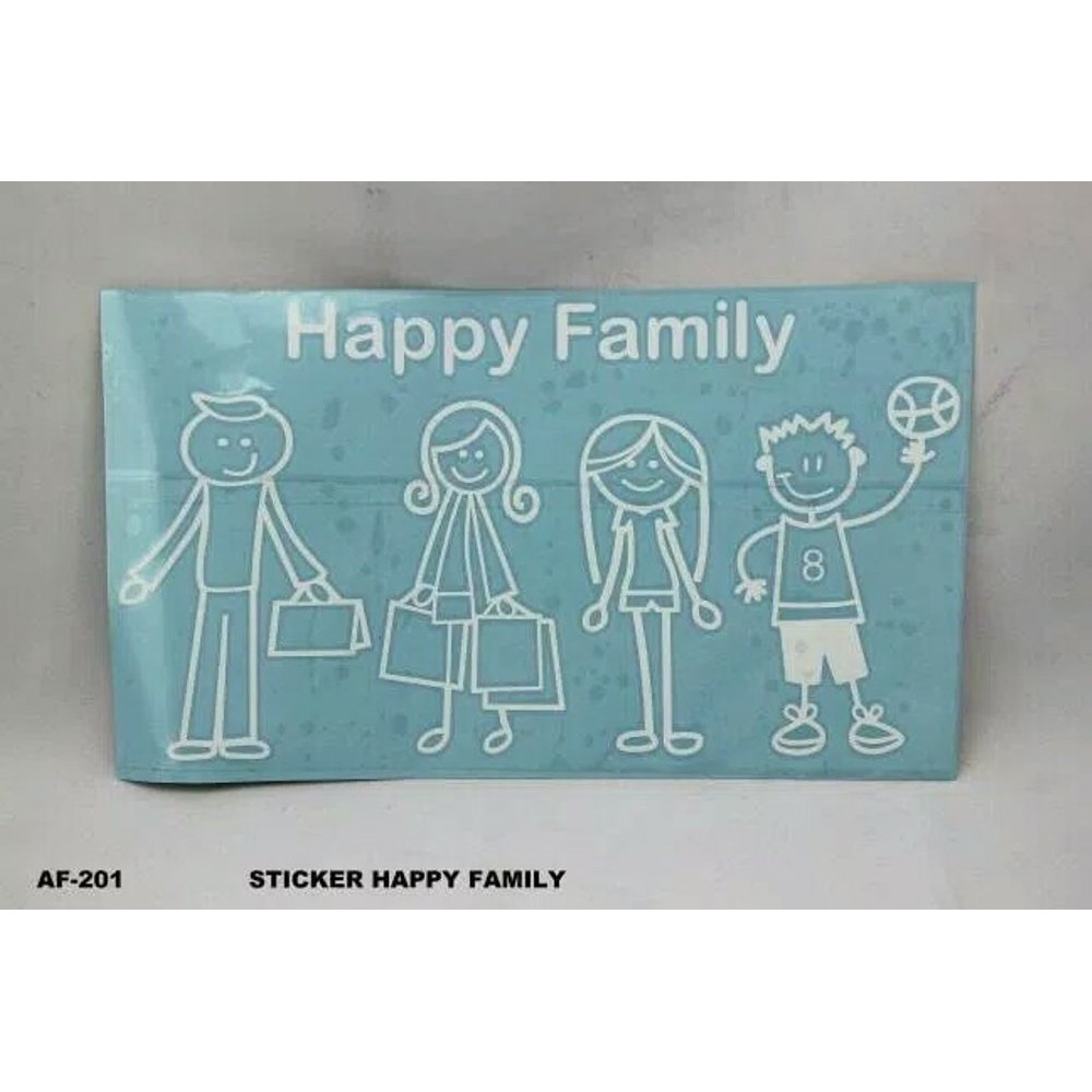 Sticker Happy Family Mobil