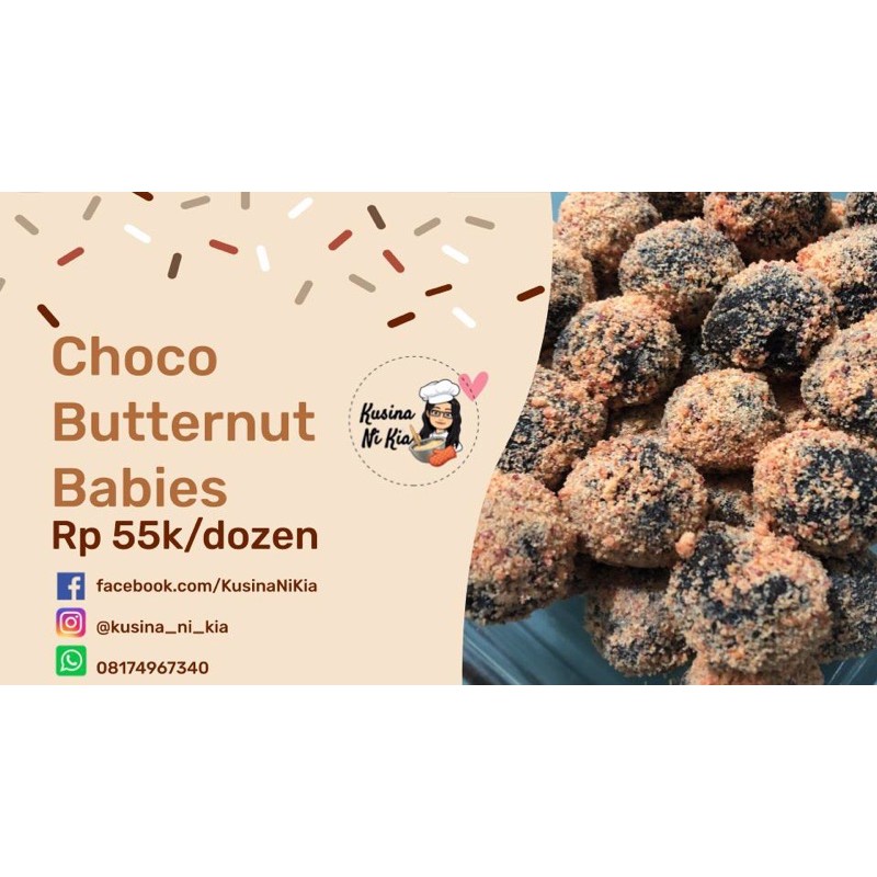 

PRE-ORDER | Choco Butternut Babies | 1 Dozen