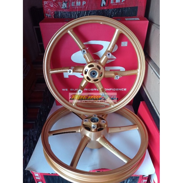 VELG RACING RCB HONDA SONIC 150/ VELG RACING BOY SP 522 GOLD Palang 5 RCB